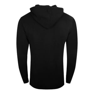 Cavalli Class Aysmmetric Box Design zwarte hoodie met rits