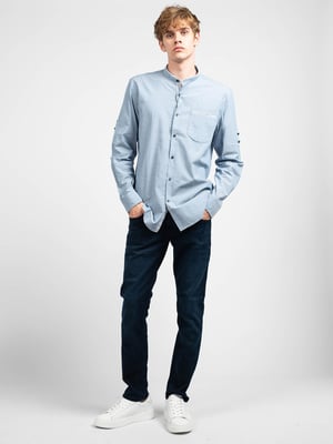 Antony Morato overhemd Slim Mannen blauw