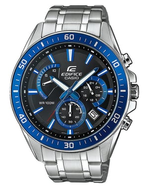 Casio Edifice Heren Zilveren Horloge EFR-552D-1A2VUEF