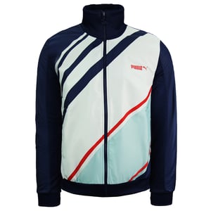 Puma Fitted Orginals Track Jacket Zip Up Lange Mouw Navy Heren Top 550953 01