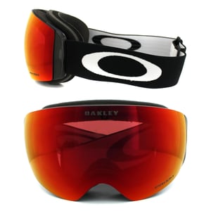 Oakley Ski Snow Goggles Flight Deck XM OO7064-39 Mat Zwart Prizm Torch Iridium