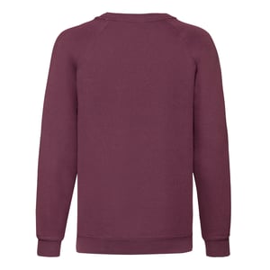 Fruit of the Loom Klassiek Raglan Sweatshirt voor kinderen/Kinderen (Bourgondië)