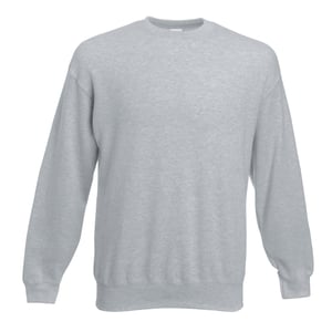 Fruit Of The Loom Unisex Premium 70/30 set-in sweater (Heather Grijs)