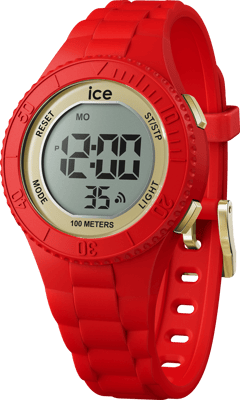 Ice Watch Ice Digit - Red Gold Kind Horloge Rood 021620