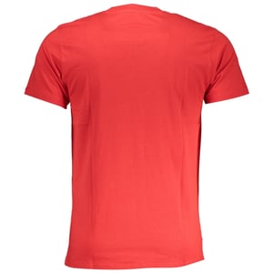 Cavalli Class Verfspatten Logo Rode T-Shirt