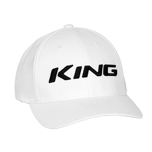 Cobra King Pro Logo Graphic Flex Fit Wit Heren Golfpet 909242 02