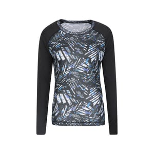 Mountain Warehouse Dames/Dames Talus Bedrukte Thermo Top (Grijs)