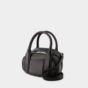 Roc Kleine Schoudertas - Alexander Wang - Leer - Zwart