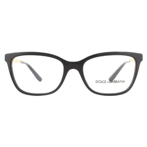 Dolce & Gabbana rechthoekige zwarte damesglazen frames