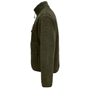 SOLS Unisex Fury Sherpa Fleecejack voor volwassenen (Leger/Donker leger)