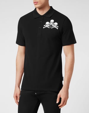 Poloshirt Skull