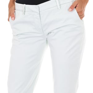 Lange Chinese broek met rechte zomen 70DBF0028-R123 vrouw