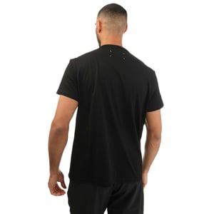 Heren Maison Margiela Geborduurd Tekst Logo T-shirt in Zwart