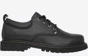 Skechers Tom Cats Zwarte Leren Veterschoenen Voor Heren