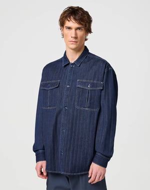 Wrangler - CASEY JONES UTILITY SHIRT INDIGO