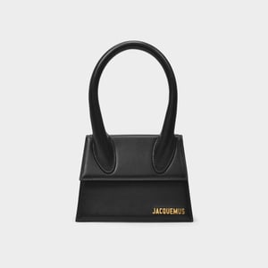 Le Chiquito Medium Tas - Jacquemus - Leer - Zwart