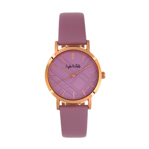 Sophie en Freda Budapest horloge met leren band
