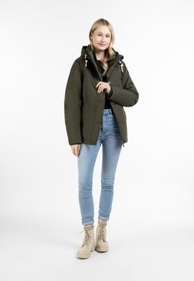 ICEBOUND winterjas Klima Iglo Dames donkere olijf