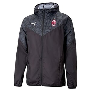Puma AC Milan 2020-21 Heren Zwart Warmup Jacket