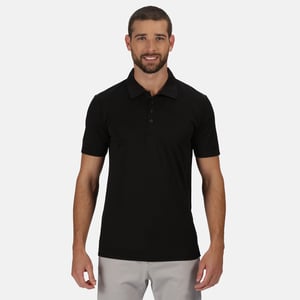 Regatta Heren Eerlijk Gemaakt Gerecycleerd Poloshirt (Zwart)