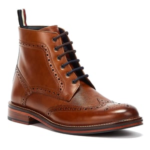 Ben Sherman Alfred Brogue Heren Tan Laarzen
