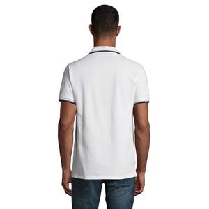 SOLS Heren Praktijk Contrast Poloshirt (Wit)