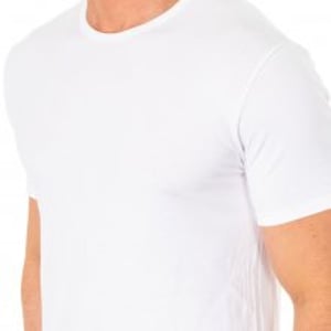 Heren-T-shirt met korte mouwen en ronde hals A0DGP. Dagelijks comfort en stijl.