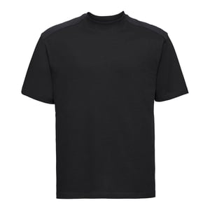 Russell Heren Zwaargewicht T-Shirt (Zwart)