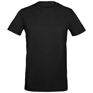 SOLS Heren Millenium T-Shirt (Diep zwart)