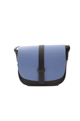 Pompei Donatella Vrouwen Blauw Leren Crossbody Tas