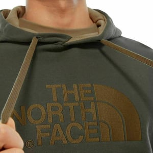 The North Face Heren Drew Peak Borduur Hoodie Groen / Brits Kaki