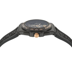 Versace Greca Extreme Chrono Heren Zwarte Horloge VE7H00323