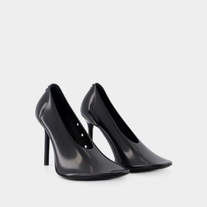 Courreges Nude Naaldhakken - - PVC - Zwart
