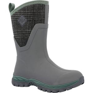 Muck Laarzen Arctic Sport II Neopreen Grijs/Plaid Wellington Laarzen