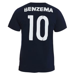 Adidas Benzema Heren Navy Blauw T-Shirt