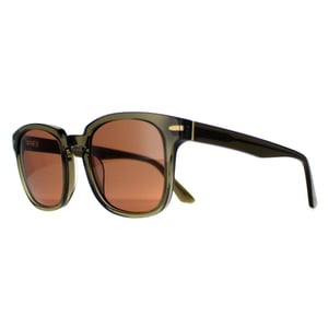 Serengeti Ethan SS575004 glanzend kristal donkergroen mineraal gepolariseerd bestuurders zonnebril