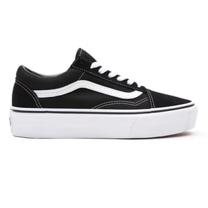 Shop Voor Vans Old Skool Platform Zwart/Wit Dames Trainers