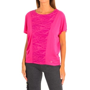 Dames-T-shirt met korte mouwen en ronde hals Z1T00685