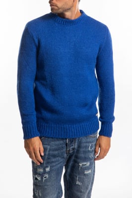 Takeshy Kurosawa stoppen Mohair Mannen blauw
