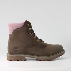 Timberland 6 Inch Premium Navy Nubuck Leren Junioren Lace Up Laarzen A2F3U