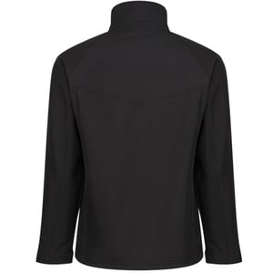 Regatta Roestige Heren Softshell Windbestendige Fleece Jacket (Allemaal zwart)