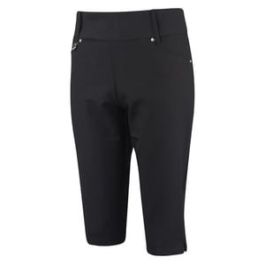 Island Green Dames/Dames Stretch Golfshorts (Zwart)