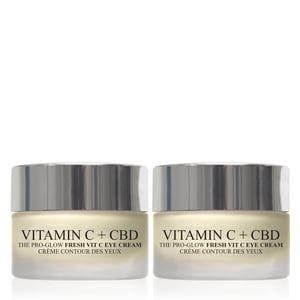 2 x Vitamine C + CBD Oogcrème 15ml