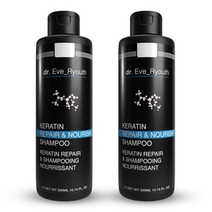 Keratine Repair & Nourish Shampoo 300 ml x 2