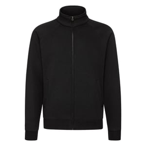 Fruit of the Loom Sweatjack Heren Premium (Zwart)