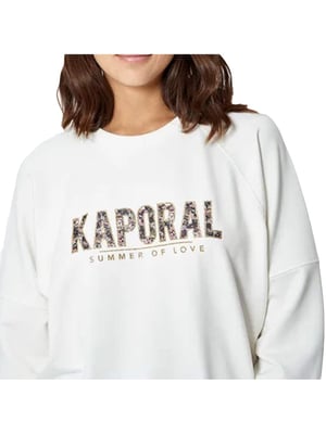 Kaporal damessweatshirt Java in ecru