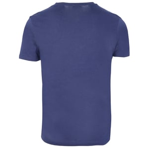 Moschino getapet schouderlogo marineblauw T-shirt
