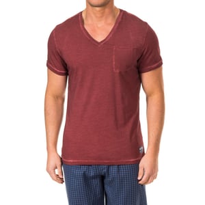 T-shirt met korte mouw en V-hals 2S87904584 man