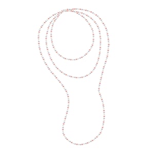 OPERA zoetwater parel 4-5mm veelkleurige lengte 160 cm