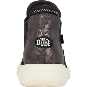 HEYDUDE Branson Novelty Leather Vrouwen Zwart/Snake Laarzen